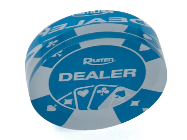 Acrylic chip dealer poker | Poker Chips