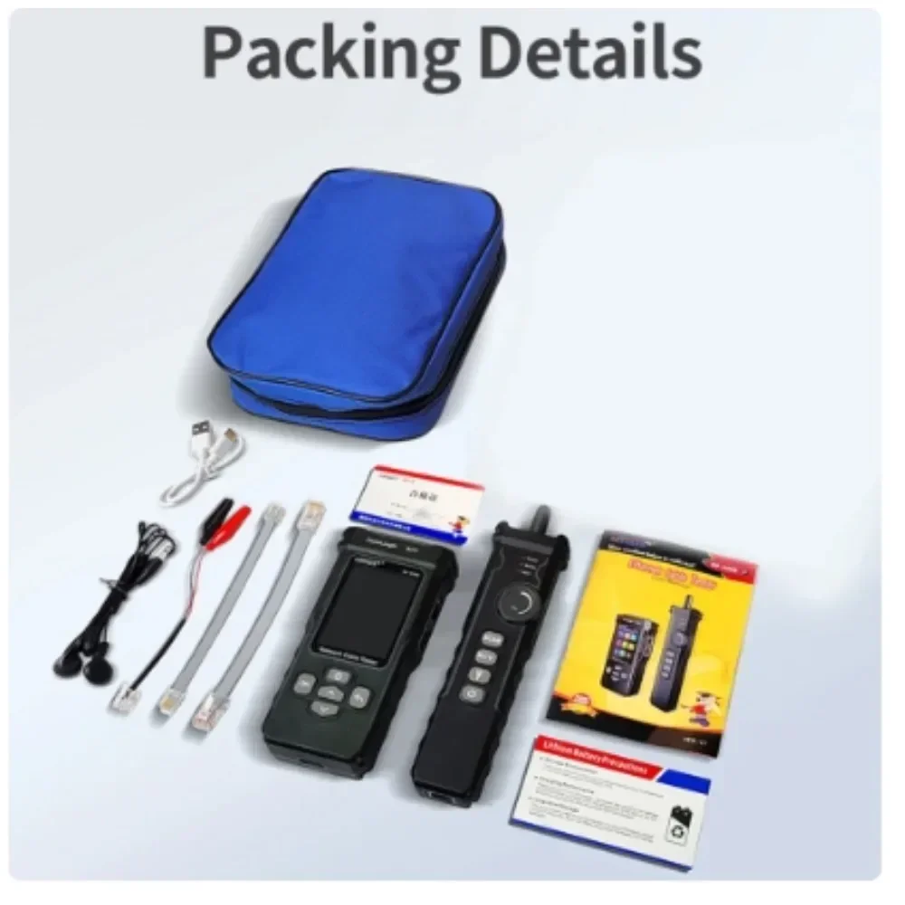 NOYAFA NF-8506 Тестер Ethernet-кабеля с тестом PING/IP-сканированием сетевого кабеля RJ45 RJ11