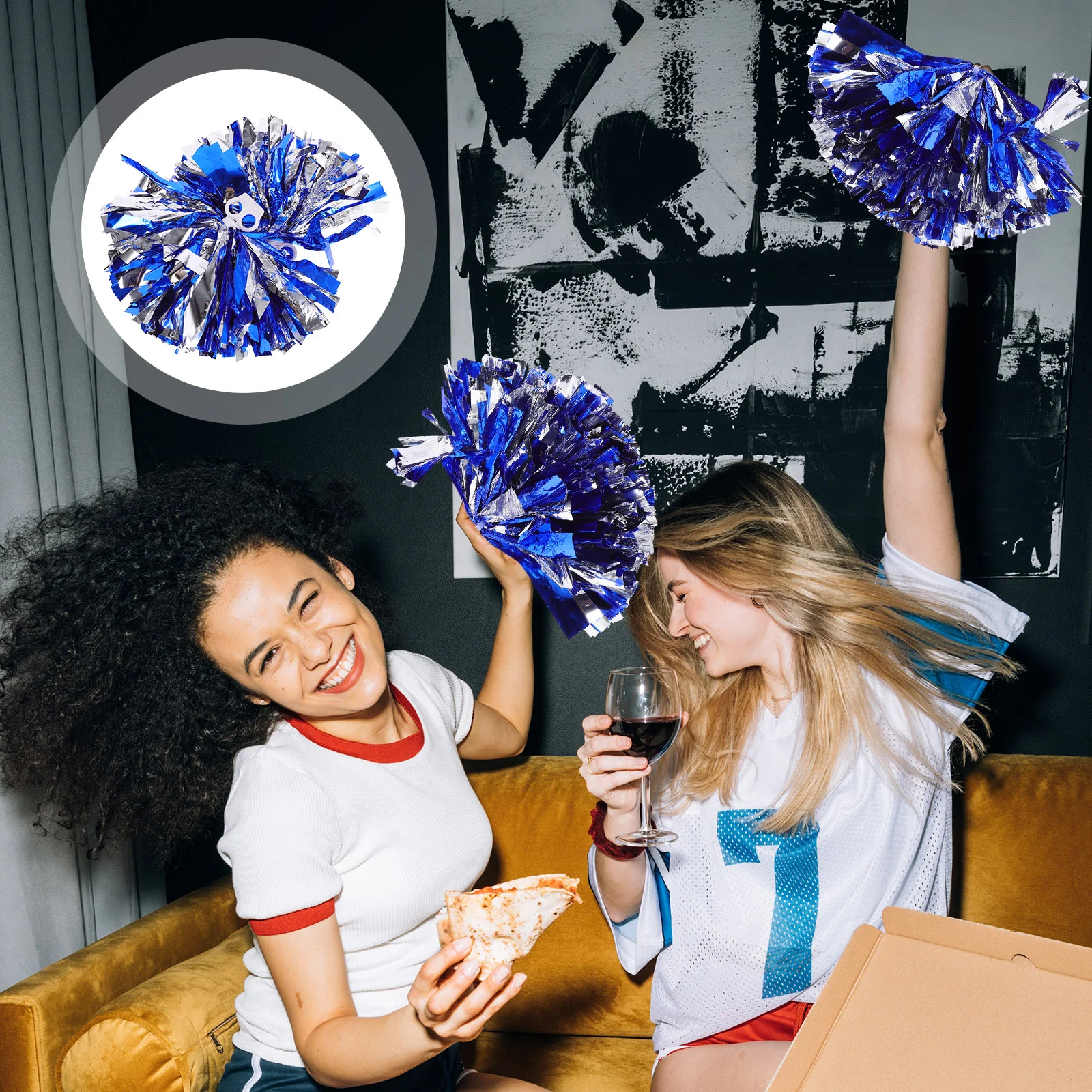 

4 Pcs Cheerleading Flower Ball Equipment Reusable Cheerleader Pompoms Cheering Bouquet Bandejas Decorativas Para Fiestas Prop