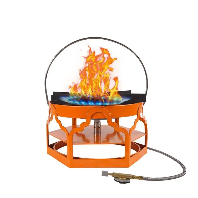 

Steel Outdoor Stove Mobile Picnic Stove With Canvas Storage Bag Burning Stove Carbon Steel For Household Outdoor Picnic Camping