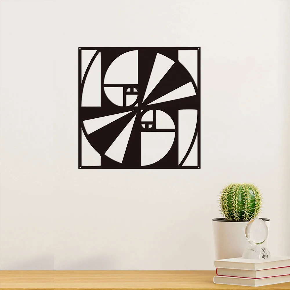 Современное Золотое Металлическое Настенное Искусство 1 Шт. Офисная