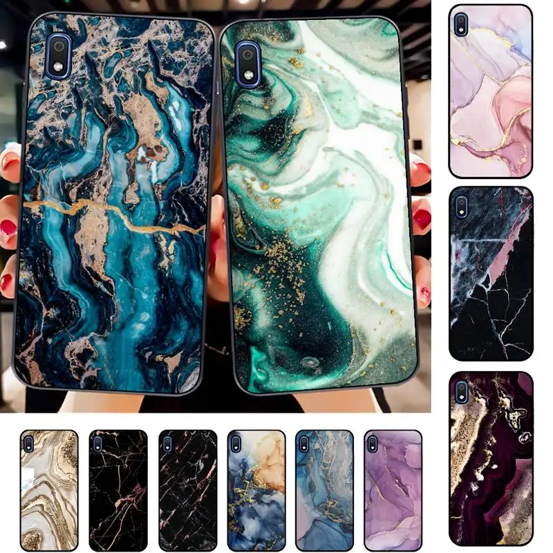 

Fashionable Marble Print Phone Case for Samsung A51 01 50 71 21S 70 31 40 30 10 20 S E 11 91 A7 A8 2018 Cover