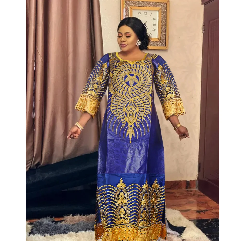 H &amp D африканские платья для женщин 2024 новая мода Анкара Дашики кафтан платье