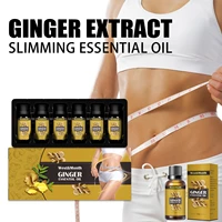 natural ginger sculpting oil lymphatic drainage therapy anti aging plant essential promote metabolism full body slim oils