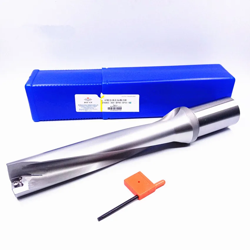 ZTD05-340-XP40-SP11-02/ZTD05-350-XP40-SP11-02/ZTD05-360-XP40-SP11-02 ZCC.CT drill with indexable inserts 5D U-drill 1PCS/BOX