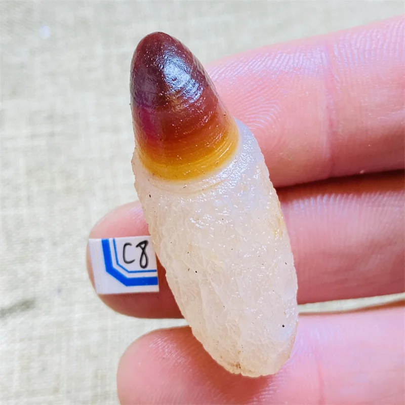 

Natural Alxa Wand Obelisk Point Energy Crystal Healing Pendant DIY Mineral Specimen Collection Holiday Gift