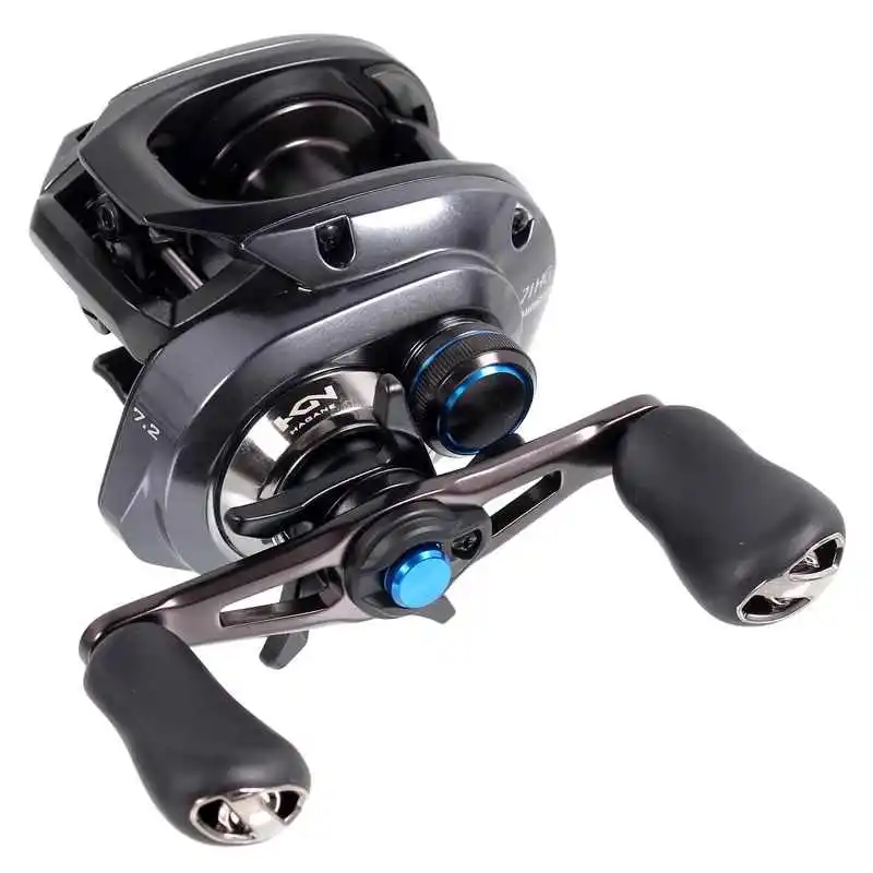 Фото Рыболовная катушка Shimano SLX DC Baitcasting 2023 года, оригинальная, модели 70HG, 71HG, 70XG, 71XG, 6+1BB, корпус HAGANE, передаточное число 6.3-8.2, для морской воды. №3