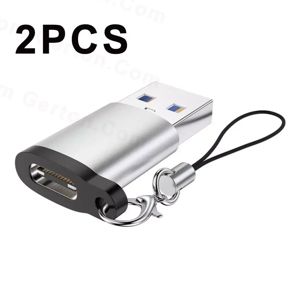 

2PCS USB 3.0 OTG Charger Adapter For iPhone 13 12 Pro Max USB Type-C Adapter Converter For iPhone 13 Pro Tablet Android Cables