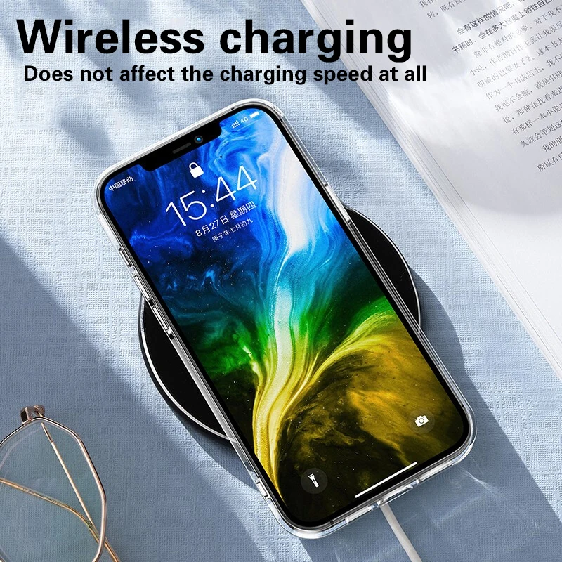 

Ультратонкий Прозрачный чехол для iPhone 13 12 11 Pro XS Max XR X 12 Mini 6 7 8 Plus, мягкий чехол из силикона и ТПУ