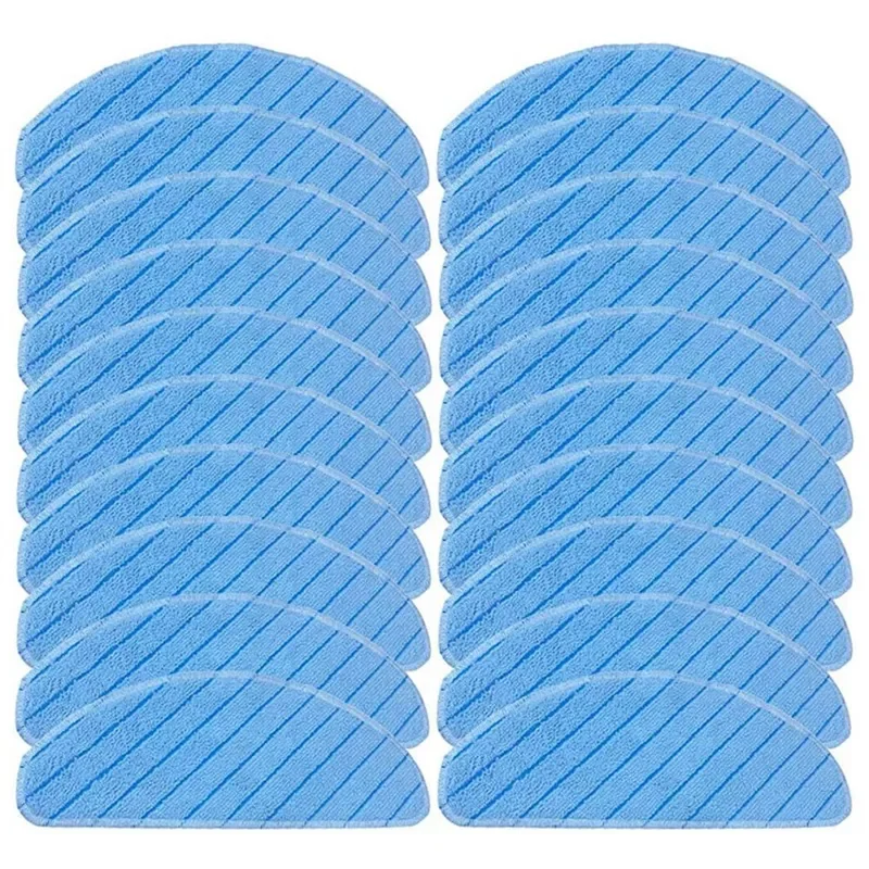 

NEW2023 20PCS Washable Mop Cloth For Ecovacs Deebot Ozmo T9 AIVI T9 PRO T9 MAX T9 POWER Vacuum Cleaner Replacement Washable Mop