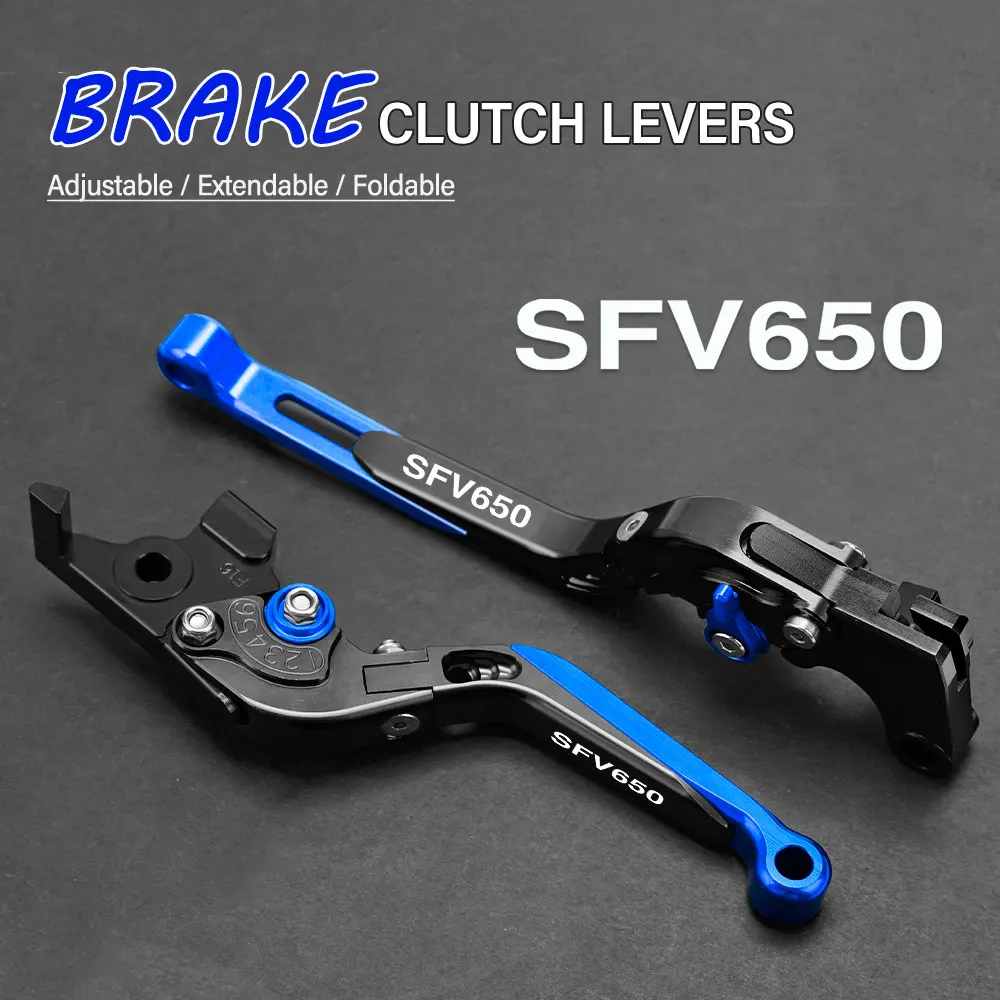 

FOR SUZUKI SFV650 2009-2015 2016 Motorcycle Hand Brake Clutch Adjustable Levers Handle Folding Extendable Lever grip foldable