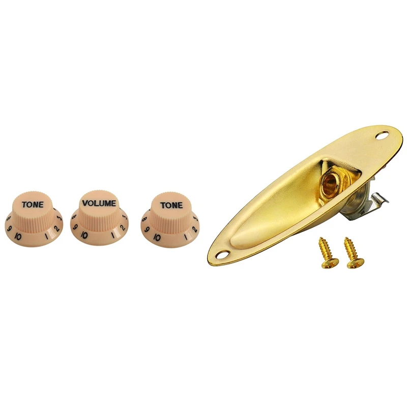 

1 набор темно-синих шрифтов кремового цвета, 1 громкость, 2 тона, ручки управления гитарой и 1 шт. розетки для фотолодки