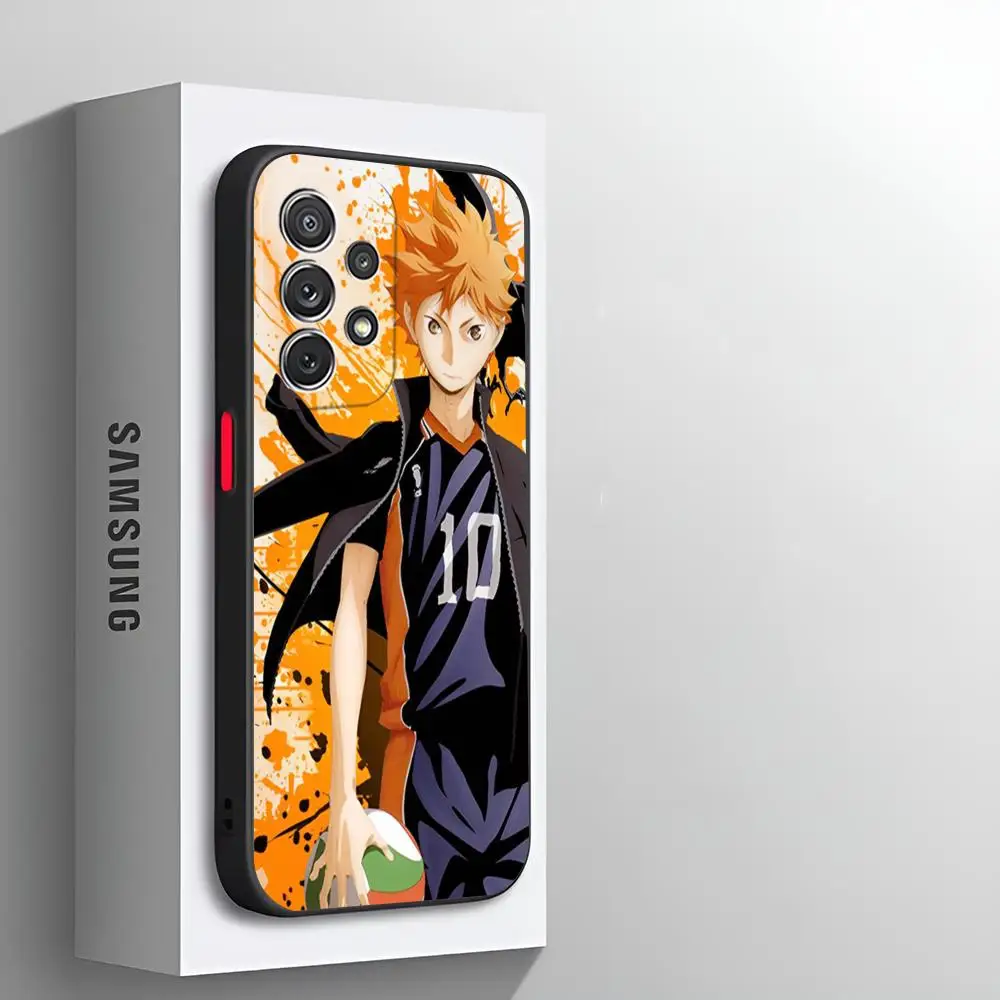Чехол для телефона с рисунком аниме Haikyu подходит Samsung S25 24 S23 S22 S21 S20 Plus Ultra Note20 чехол