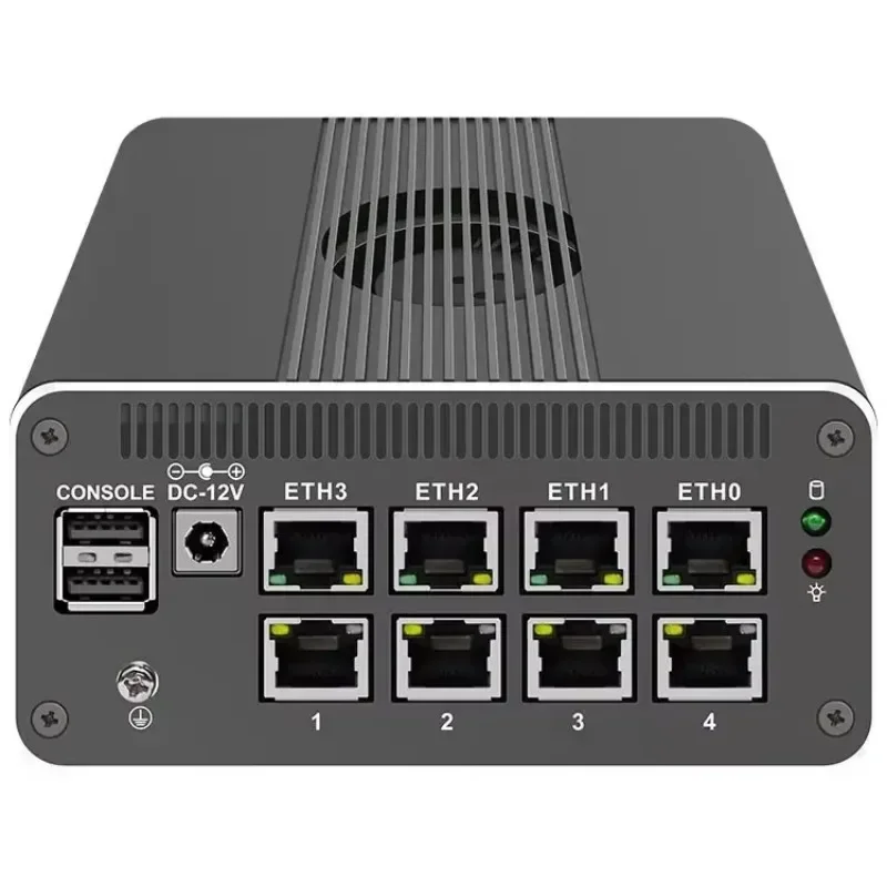 CWWK 12-го поколения Dual 10G SFP Mini Host N200 i3-N305 N100 Двойной гигабитный восемь портов 4x i226-V 2.5G