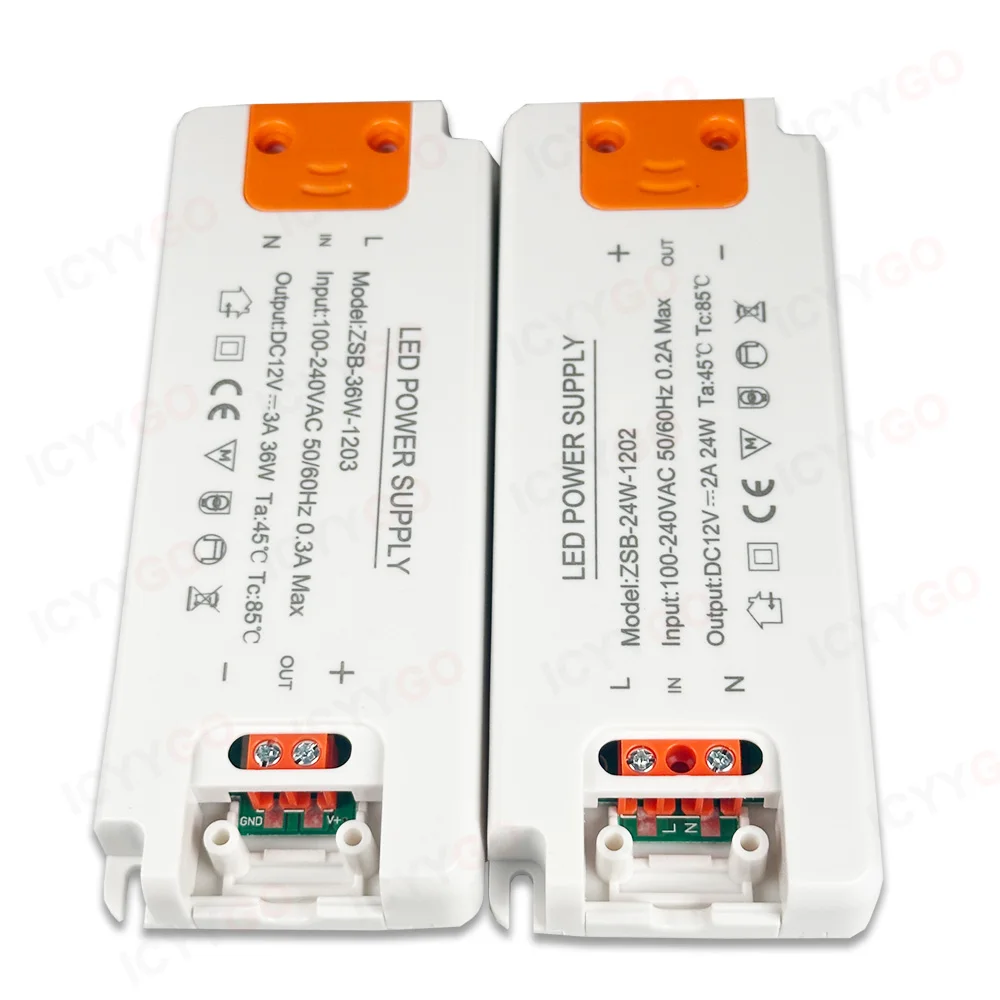 Фото Светодиодный драйвер DC12V 24V 12W 18W 24W 36W 60W 120W 110V 220V в DC12V, трансформатор для освещения, светодиодный источник питания 1000MA №4