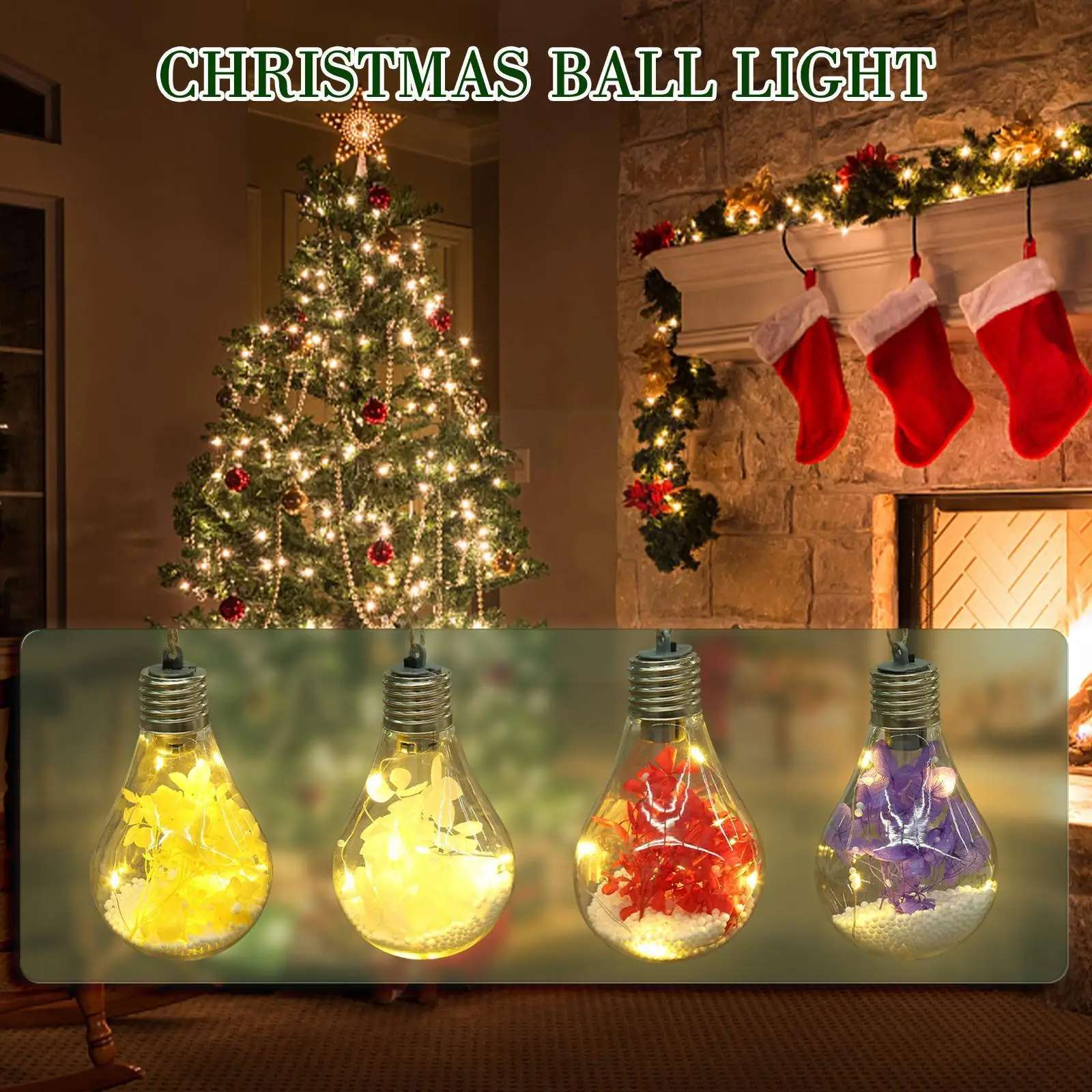 

Светильник ственский шар, уличная сказочная лампа, декоративсветильник освещение для сада, двора, дома вечерние НКИ, свадьбы, рождества, укр...