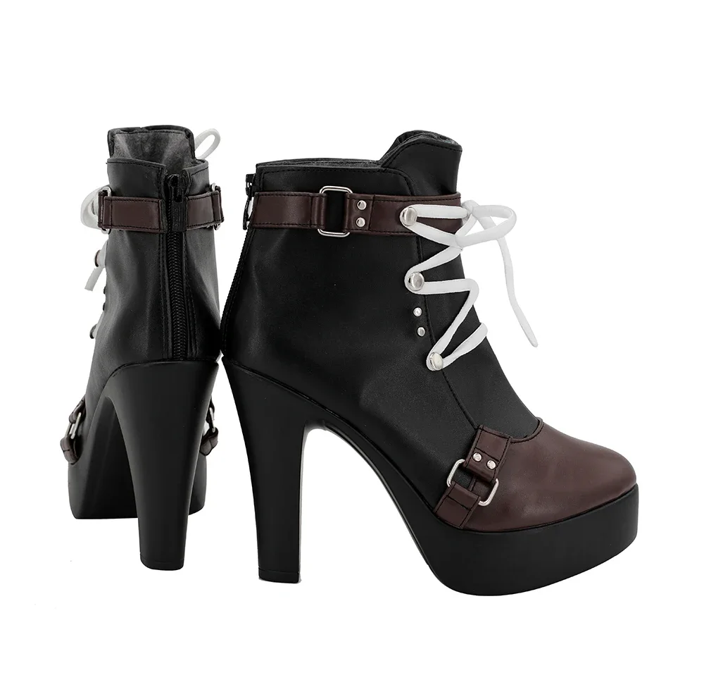 Фото FGO Meltlilith Shoes Косплей Fate Grand Order Meltryllis Сапоги для косплея Туфли на высоком каблуке Обувь на заказ для Хэллоуина Косплей №3