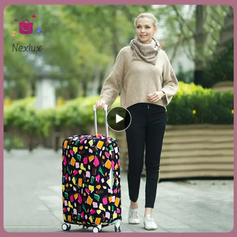 

1~8PCS Travel Luggage Suitcase Protective Cover Trolley Case Travel Luggage Dust Cover Travel Accessories Packing Organizer