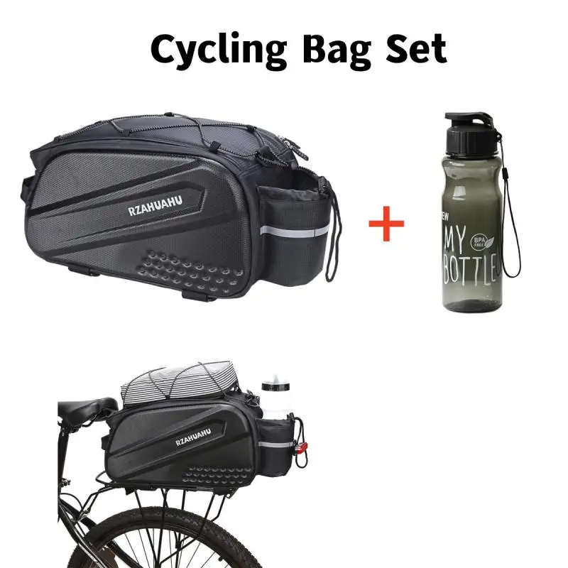 

Waterproof Bicycle Saddle Bag Reflective 10L Large Capacity Tail Rear Trunk Bag Road Mountain Luggage Carrier Bike Bags
