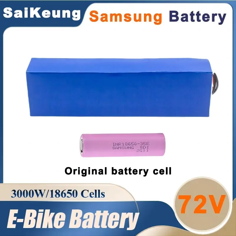 72 В 20 Ач 30 40 50 60 АчE-Bike Batterij Li-Ion 18650 ebike Conversie Kit 350 Вт-3000 Вт Bafang High Power Bescherming