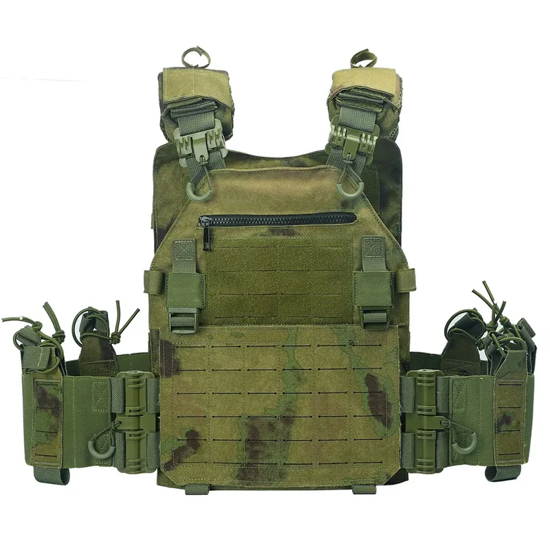 

Tactical Vest Molle Laser Cut Bulletproof Vest Men Army ATFG Plate Carrier for Outdoor Military Hunting Accessory