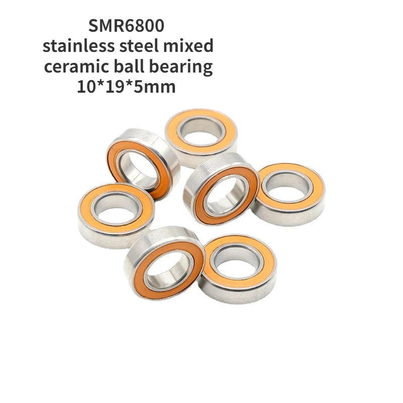 SMR6800 нержавеющая сталь смешанный Керамический шарикоподшипник 10*19*5 мм подшипник