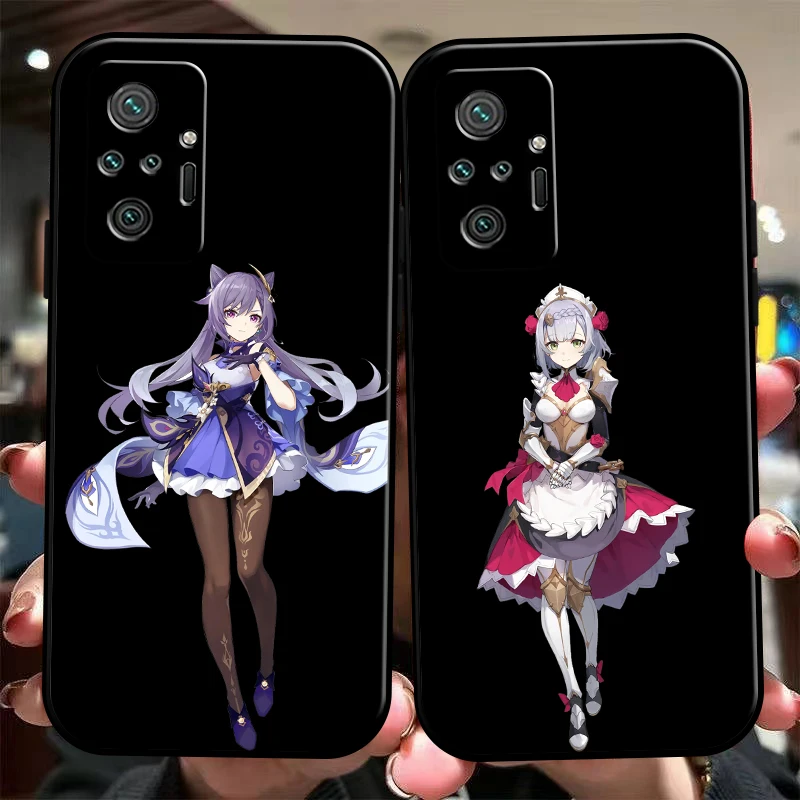 

Genshin Impact Project Game Phone Case For Xiaomi Redmi 9 10 9i 9AT 9T 9A 9C Note 9 9T 9S 10 Pro 10S 5G Funda Back Coque