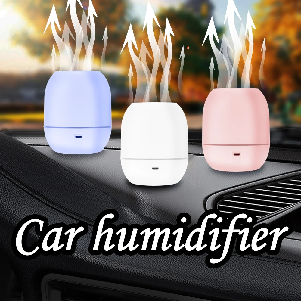 

Mini Ultrasonic Air Humidifier LED Lamp USB Essential Oil Diffuser Car Purifier Aroma Anion Mist Maker With Romantic Ligh