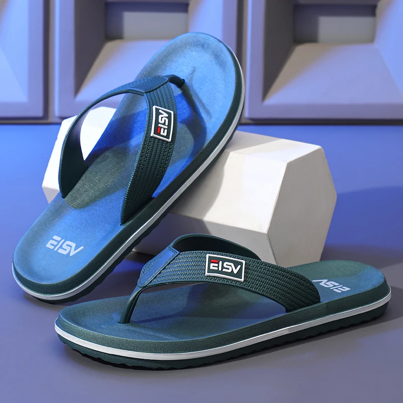 Мужские легкие сандалии Нескользящие износостойкие пляжные шлепанцы лето 2024