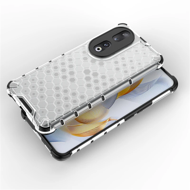 Для Honor 90 5G чехол силиконовый + ПК прозрачный телефон для 2023 6 7 &quotпротивоударный