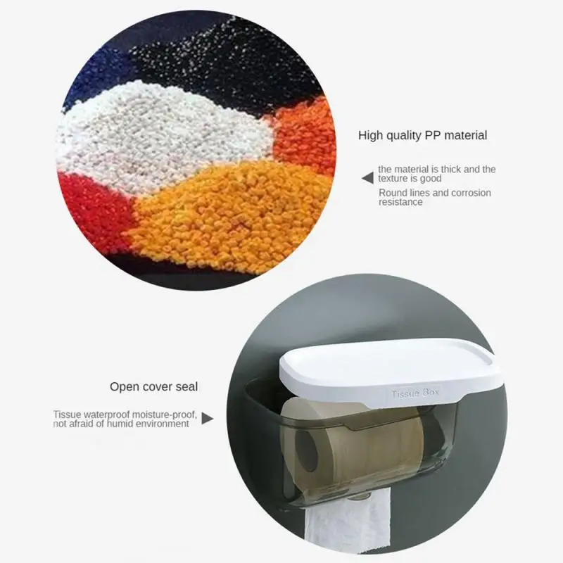 1 ~ 5 шт. коробка для хранения салфеток ванной комнаты настенный держатель