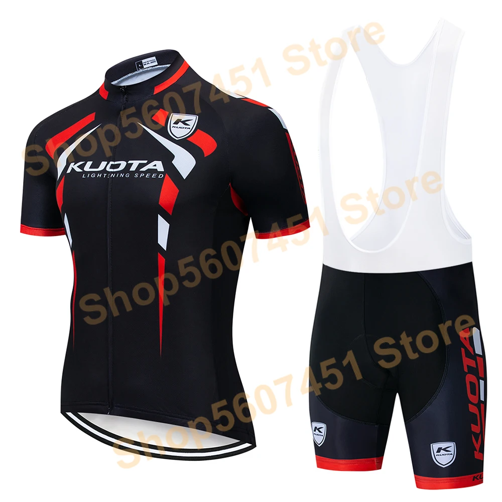 

2022 Kuota 9D pad short sleeve cycling jersey bib shorts shirt set bike breathable clothes jersey pants ropa ciclismo