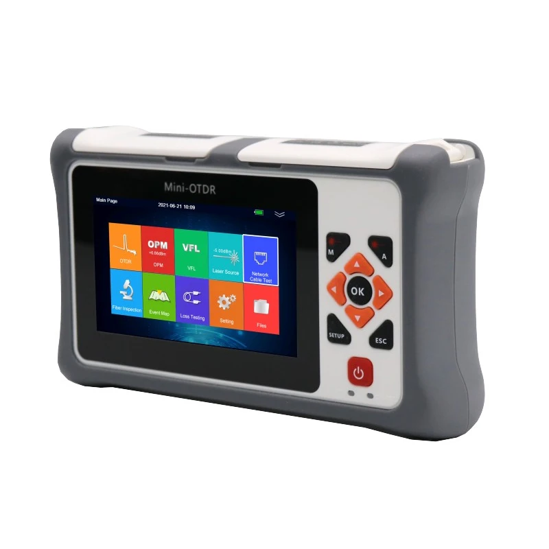 Новый рефлектометр Mini Pro OTDR 100 км для тестирования в режиме реального времени GPON