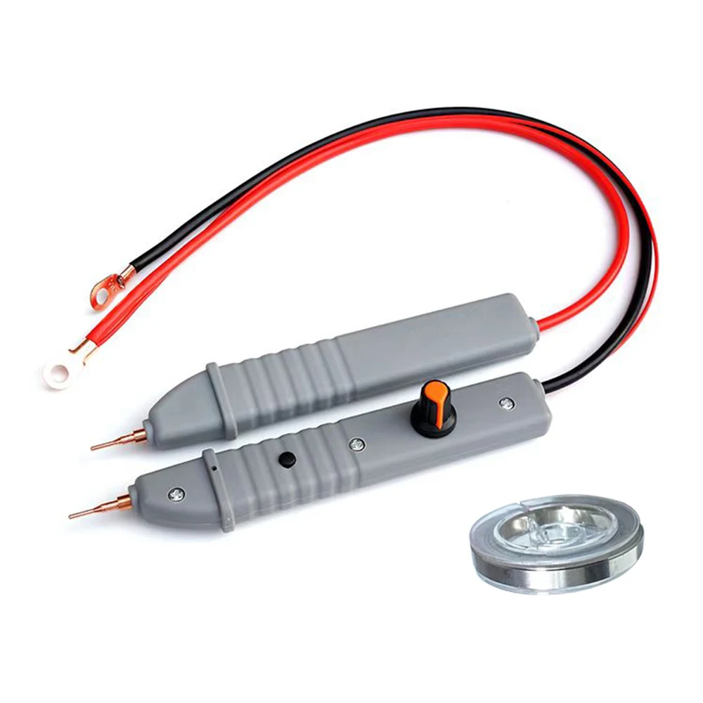 

18650 _ автоматическая ручка для точечной сварки 12 В 99 передач, регулируемая точечная сварка 0,1 мм, никелевый лист