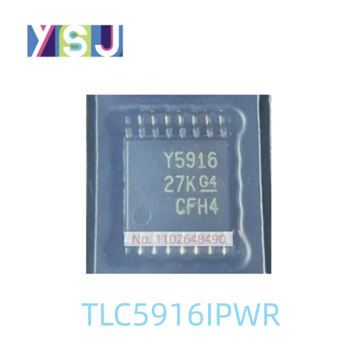 

TLC5916IPWR IC Brand New Microcontroller EncapsulationSSOP-16
