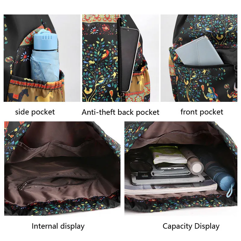 Sport Bags For Women Outdoor Travel Mochila Femenina Waterproof Drawstring Fitness Swimming Bag Basketball Bicycle Rugzak Mannen |