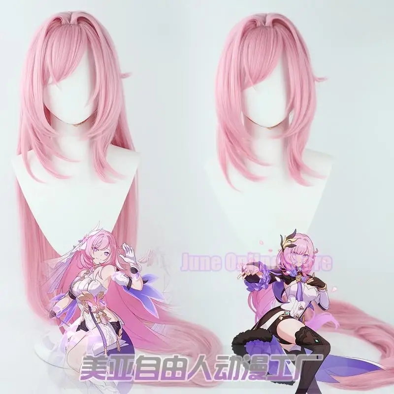 

Honkai Impact 3rd Cosplay Elysia Cosplay Wig 120cm Long Maid Pink Wig Cosplay Anime Cosplay Wig Heat Resistant Synthetic Wig