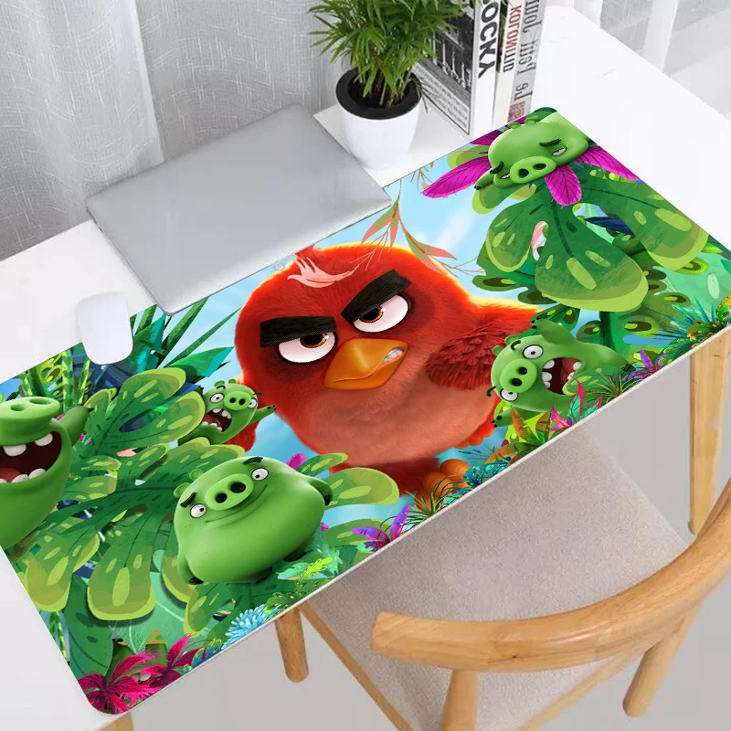 

Cute Bird Desk Mat For Gamers Laptop Keyboard Gaming Mouse Pad XXL Large And Small Mousepad Cartoon Kawaii Cute Computer Carpet