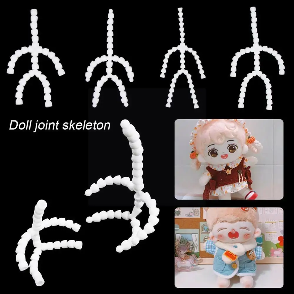 

White Plastic Skeleton Joint Plush Toy Hot Sale With New Plush Birthday Kids Silent Gifts Toy Joint Skeleton Frame Dol O2b5