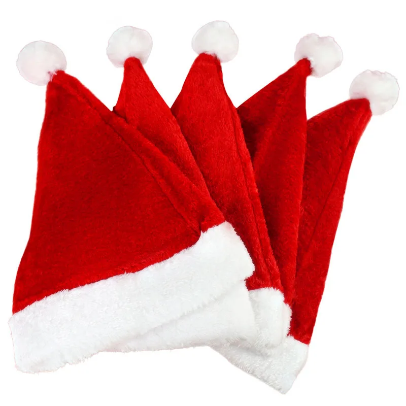 

1 шт. Красная рождественская шапка для взрослых и детей, зимвечерние, Рождество, Рождество, Новый год 2023, стильная шапка с помпоном