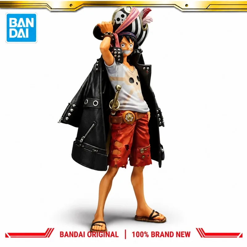 Фото В наличии оригинальная фигурка Bandai Banpresto One Piece Monkey D Luffy, новая в коробке, модель персонажа из аниме, игрушка. №3
