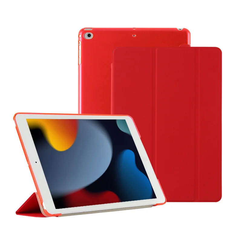Умный чехол для iPad Mini 1 2 3 4 5 6 7 9 дюйма Ультратонкий из искусственной кожи +