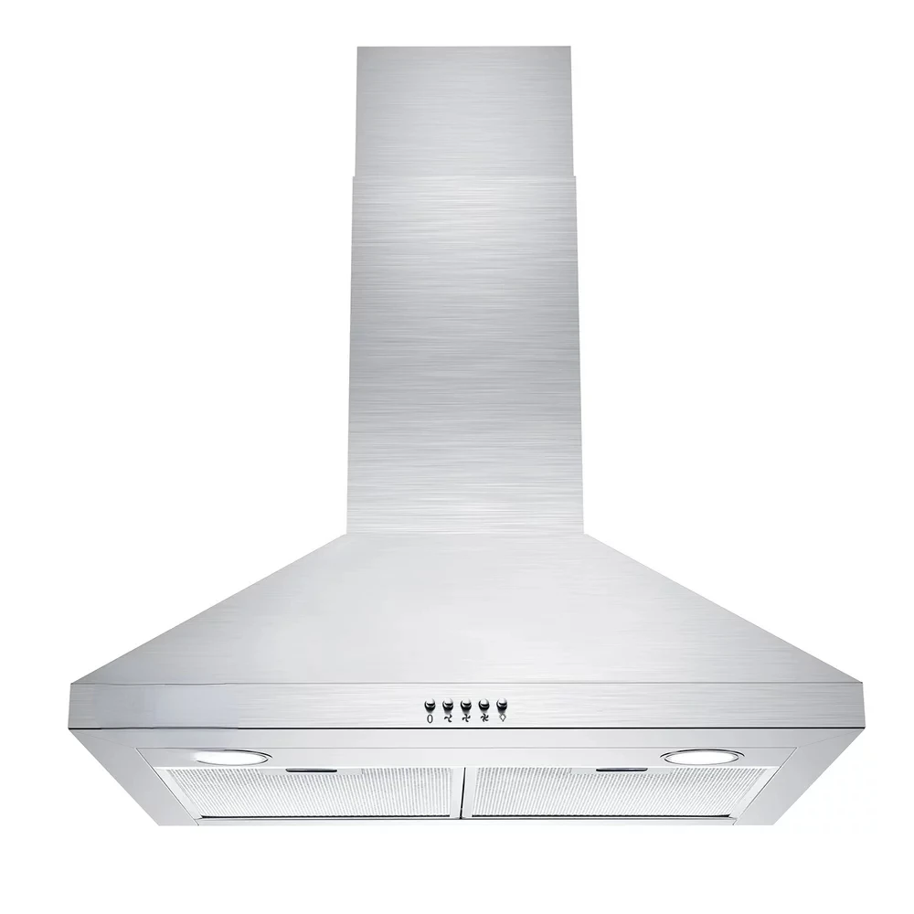 

Mount Range Hood 30 inch 450CFM with Push Button, Stainless Steel CAS206P75