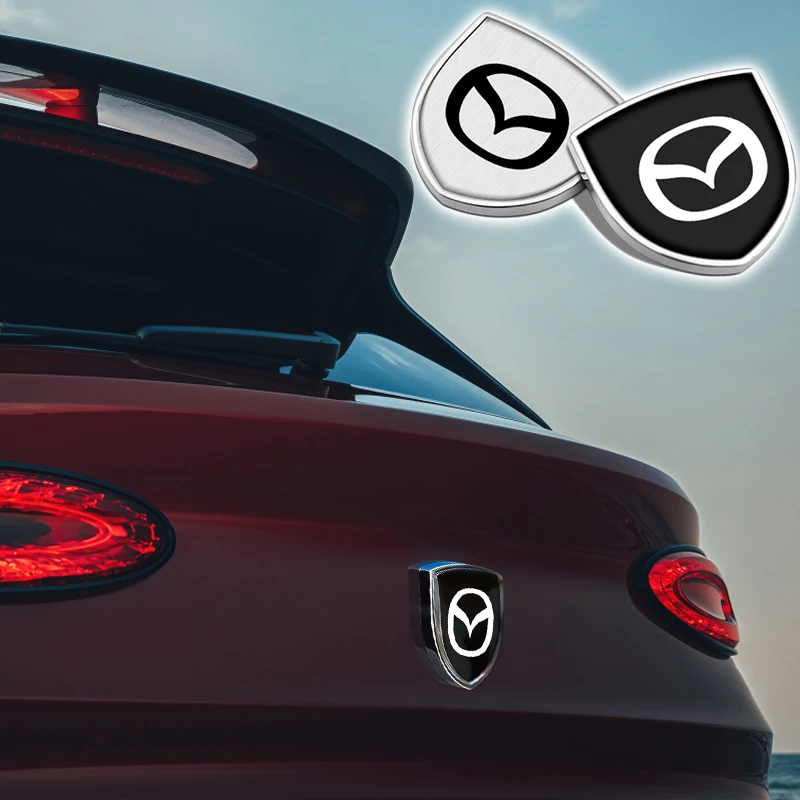 

1/2pcs Car 3D Metal Zinc Alloy Emblem Badge Stickers Decals for Mazda 2 3 6 BL BM GH GJ Atenza Axela CX5 CX3 CX7 CX8 CX9 MX5 Etc