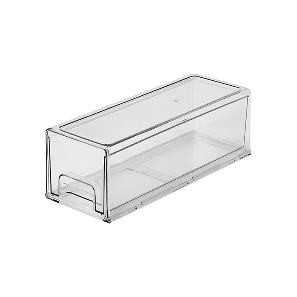 

Refrigerator Fridge Drawer Box Bread Container Storage Bins Organizer Clear Bincontainers Outdrawers Pantry Keeper Stackable