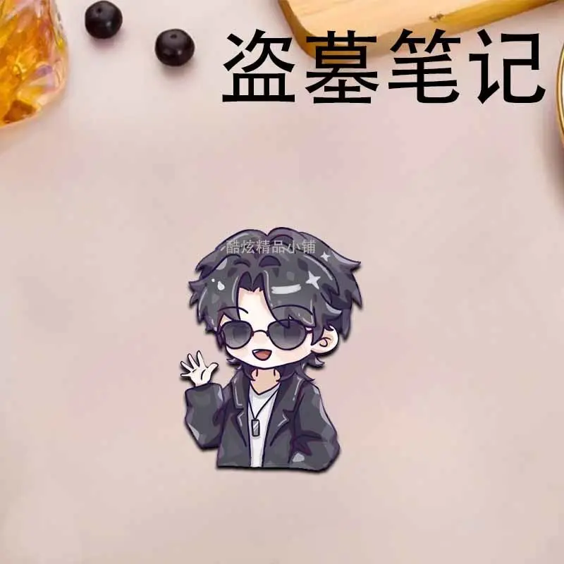 6 шт. Kroniki Grave Robbers Wu Xie Ky Zhang женские значки брошь модные креативные фигурки для