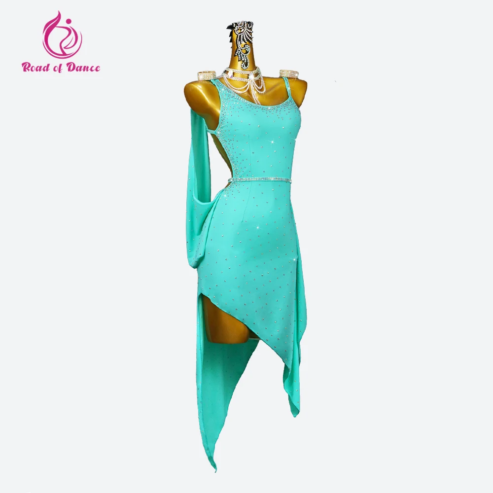 2024 Новое платье для латинских танцев официальная юбка женский костюм девочек