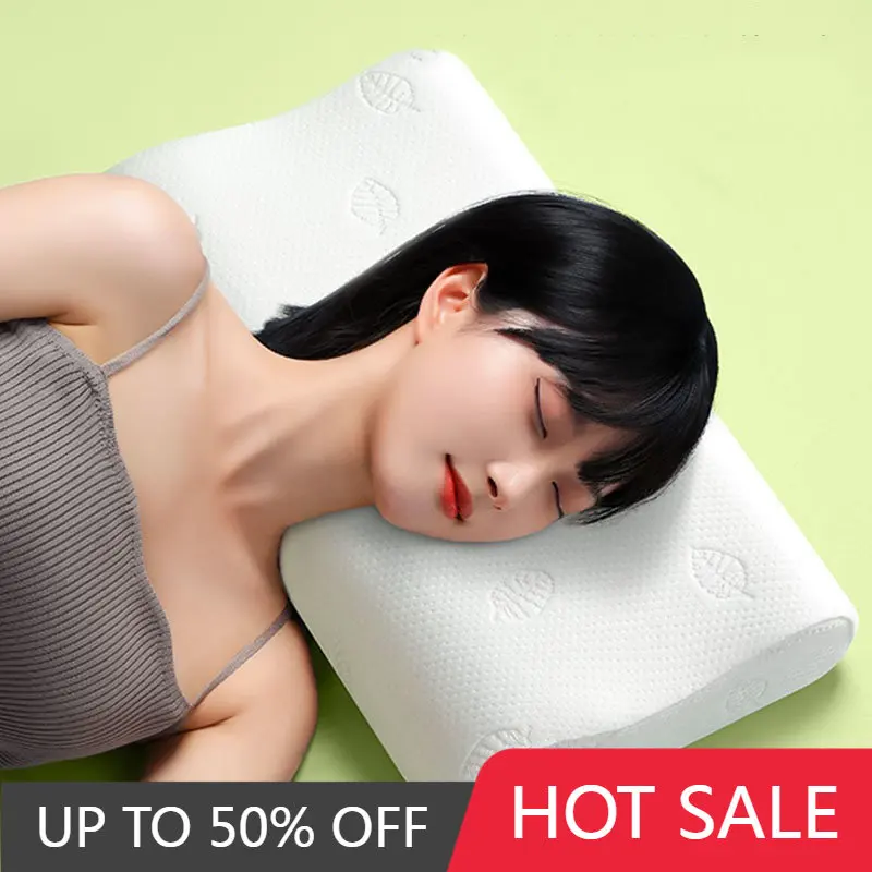 Body Sleeping Pillow Pregnant Women Natural Latex Orthopedic Pillow For Sleeping Cervical Beauty Camping Cojin Cervical Bedding