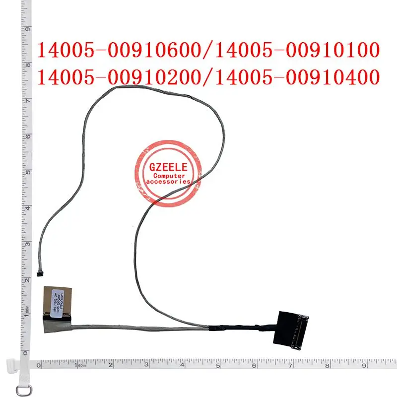 Видеокабель GZEELE LCD LVDS ДЛЯ Asus RoG G550J G550JK N550 N550J N550JA N550JK N550JV N550JX Q550 Q550L ЖК-кабель 14005-00910600