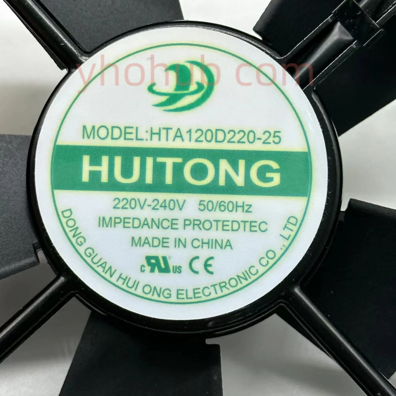 Hui Tong HTA120D220-25 AC 220240 В 120x120x25 мм 2-проводной охлаждающий вентилятор для сервера (art.: 3920bb4e3b206) - 3920bb4e3b206
